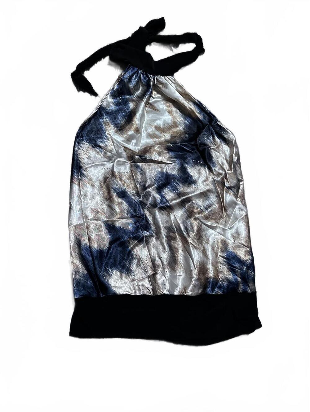NWT Y2K Halter Top Size M Silky Going Out Top